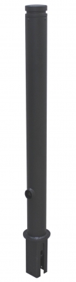 Stilpoller Ø 82 mm, mit Alukopf + Ziernut, herausnehmbar